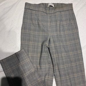 Babaton - 7/8 plaid pant